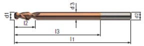 哈恩庫(kù)博VHM 半徑銑刀，超長(zhǎng)結(jié)構(gòu)16654330